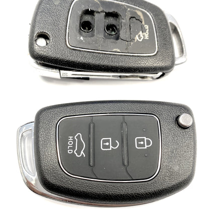 Repair service for Hyundai ix20 3 button remote flip key 2014 2015 2016 2017