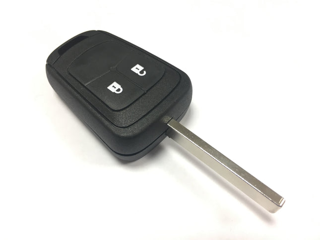 RFC 2 button key case for Vauxhall Opel Adam remote fob 2013 2014 2015 2016 HU100 blank blade