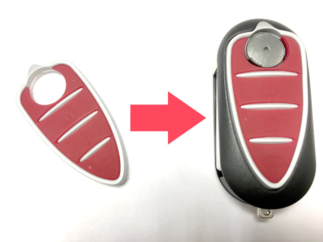 RFC 3 button Pad for Alfa Romeo Brera Mito Spider GT 159 GT flip key