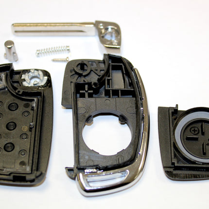 RFC 3 button flip key case for Hyundai I10 I20 I40 Tucson Santa Fe remote 
