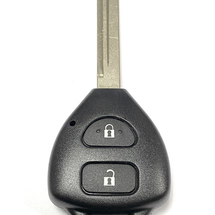 RFC 2 button key case for Toyota Auris remote fob 2009 2010 2011 TOY47 profile