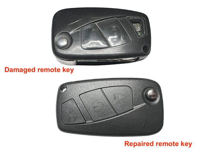 Repair service for Fiat Ducato 3 button remote flip key 2002 2003 2004 2005 2006 2007 2008 2009