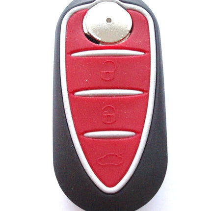 RFC 3 button flip key case for Alfa Romeo Giulieta remote fob 2010 2011 2012 2013 2014 2015 2016