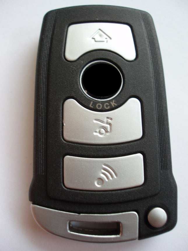 RFC 4 Button Fob Case For BMW 7 Series E65 E66 E67 E68 Remote Key 2001 2002 2003 2004 2005 2006 2007 2008