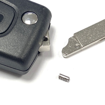 RFC 2 button flip key case for Peugeot 308 3008 5008 remote fob