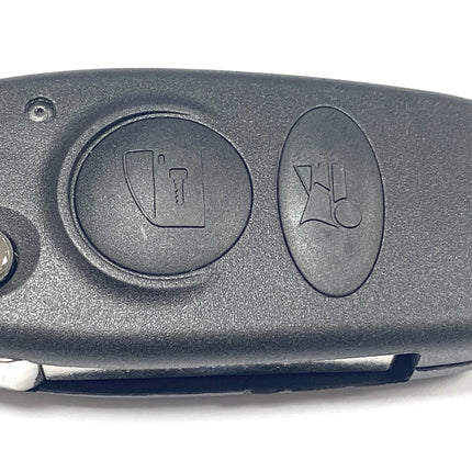 RFC 2 button flip key case for Alfa Romeo 147 156 166 Spider GT remote