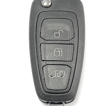 RFC 3 button remote flip key remote for Ford Transit Custom 2014 2015 2016 Van 434mhz 4D63 80bit 4D83 transponder
