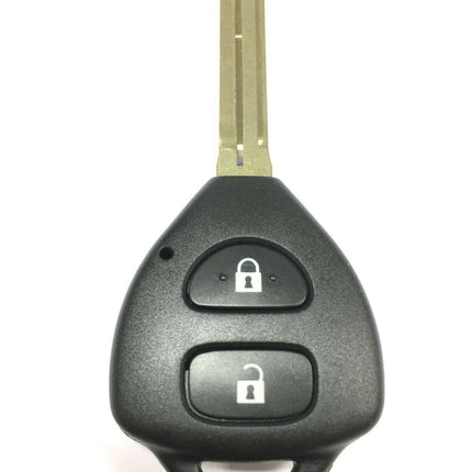 RFC Replacement 2 button case for Toyota Rav4 Hilux IQ 2005 2006 2007 2008 2009 2010 2011 2012 2013 2014 remote key