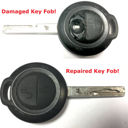 Repair service for Smart ForFour 2 button remote key 2004 2005 2006