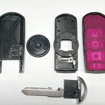 RFC 4 button case for Mazda 6 Sport 2008 2009 2010 2011 2012 2013 2014 2015 smart remote keyless fob