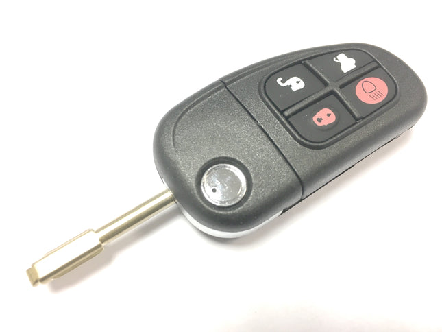 RFC 4 button remote flip key for Jaguar X Type XJ S Type
