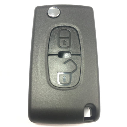 RFC 2 button flip key case for Peugeot 4007 remote MIT11R