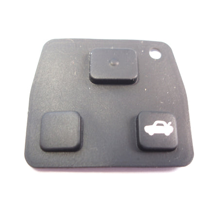 RFC 3 button rubber pad for Toyota Avensis Corolla Rav4 Yaris 2 or 3 button remote key fob