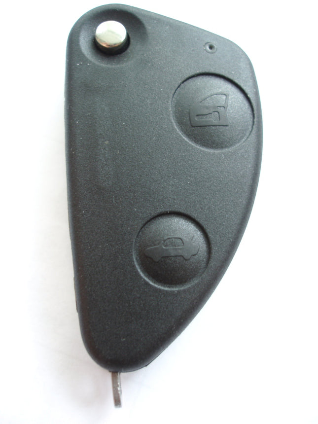 RFC 2 button flip key case for Alfa Romeo 156 remote fob 2001 2002 2003 2004 2005 2006
