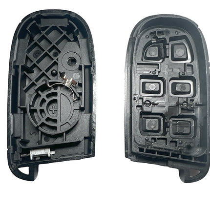 RFC 3 button key case shell for Fiat 500x Chrysler smart keyless remote fob 2014 2015 2016 2017 2018 2019 2020 2021 2022