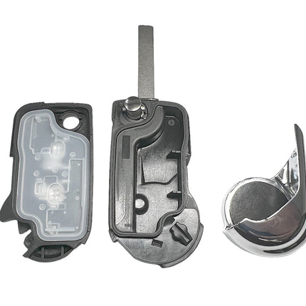 RFC 2 button flip key case for Citroen DS3 remote fob 2009 2010 2011 2012 2013 2014 2015 2016 2017