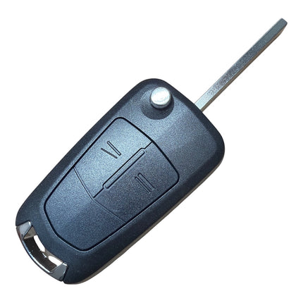 RFC 2 button flip key case for Vauxhall Astra H remote fob 2004 2005 2006 2007 2008 2009 2010 HU100 blade