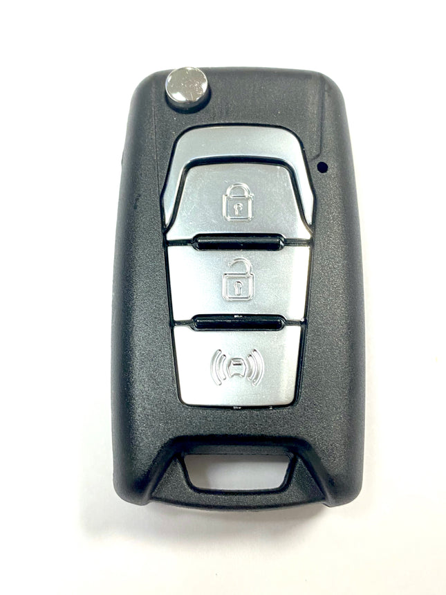 RFC 3 button flip key case for SsangYong Korando C200 remote fob TOY48 blade profile