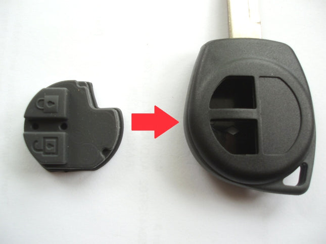 RFC 2 button rubber pad for Vauxhall Opel Agila B remote key fob 2007 2008 2009 2010 2011 2012 2013 2014 2015