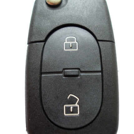 RFC 2 button flip key case for VW Golf MK4 Bora Passat B5 1998 1999 2000 2001