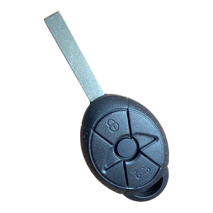 RFC 3 button key case for BMW MINI One Cooper S Cabriolet Convertible 2004 2005 2006 remote HU92 blade