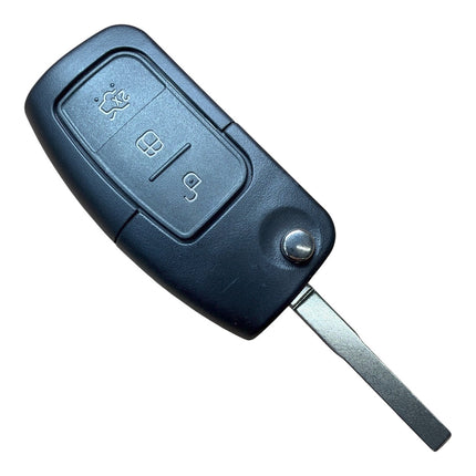 RFC 3 button flip key case for Ford Fiesta MK7 remote fob HU101 2009 2010 2011 2012 2013 2014 2015 2016