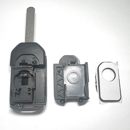 RFC 2 button flip key case for Honda Civic remote key HON66 2015 2016 2017