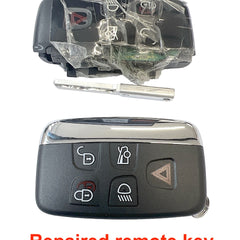Repair service for Jaguar F Type 5 button remote fob 2013 2014 2015 2016 2017 2018