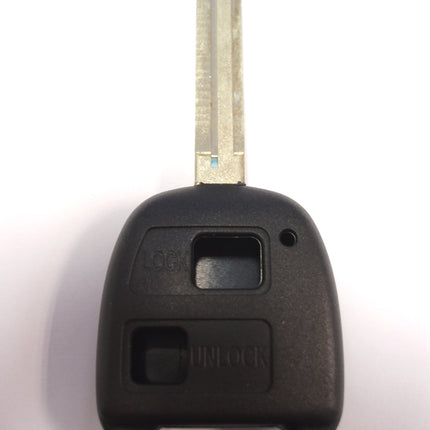 RFC 2 button key case for Toyota Previa remote fob TOY43 Profile 2001 2002 2003 2004 2005