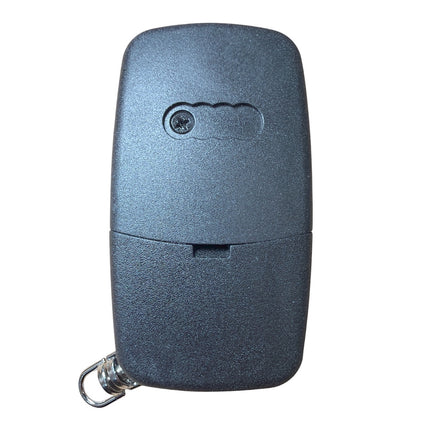 RFC 2 button flip key case for Audi A3 A4 A6 A8 remote flip key fob - double battery holder