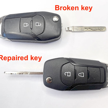 Repair service for Ford Ranger 2 button remote flip key 2015 2016 2017 2018 2019