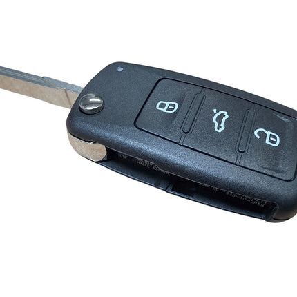RFC 3 button flip key case for VW Volkswagen Jetta 2010 2011 2012 2013 2014 remote key fob