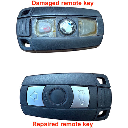 Repair service for BMW X5 3 button remote key E70 E Series 2008 2009 2010 2011 2012 2013