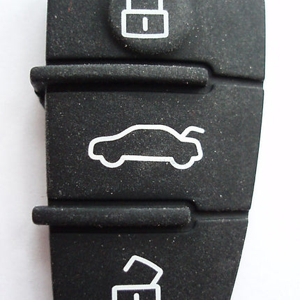 RFC 3 button remote button pad for Audi A3 A4 A6 Q7 flip key fob 2005 2006 2007 2008 2009 2010 2011 2012 2013 2014