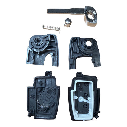 RFC 3 button flip key case shell for Ford Focus MK2 HU100 blade 2004 2005 2006 2007 2008 2009 2010
