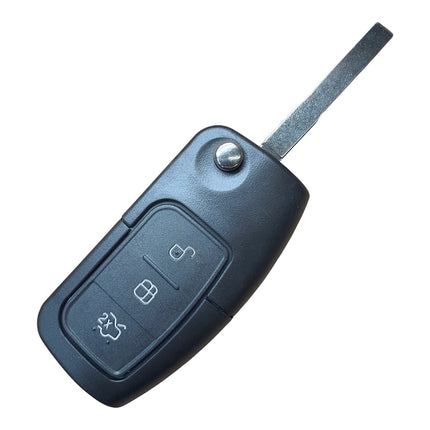 RFC 3 button flip key case for Ford Fiesta MK7 remote fob HU101 2009 2010 2011 2012 2013 2014 2015 2016