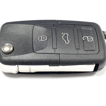 RFC 3 button flip key case for VW Volkswagen Golf MK5 remote fob 2004 2005 2006 2007 2008 2009