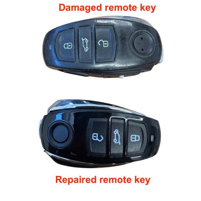 Repair service for VW Volkswagen Touareg 3 button remote fob 2010 2011 2012 2013 2014 2015 2016 2017 2018