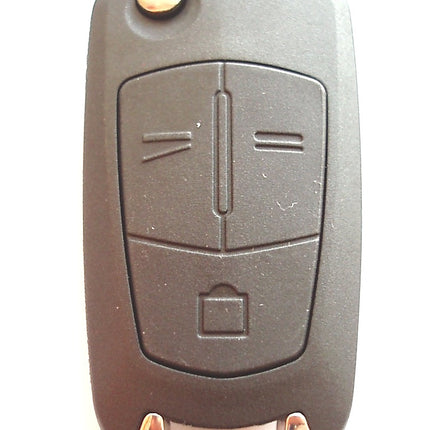 RFC 3 button flip key case for Vauxhall Vectra C remote fob 2002 2003 2004 2005 HU100 blank blade