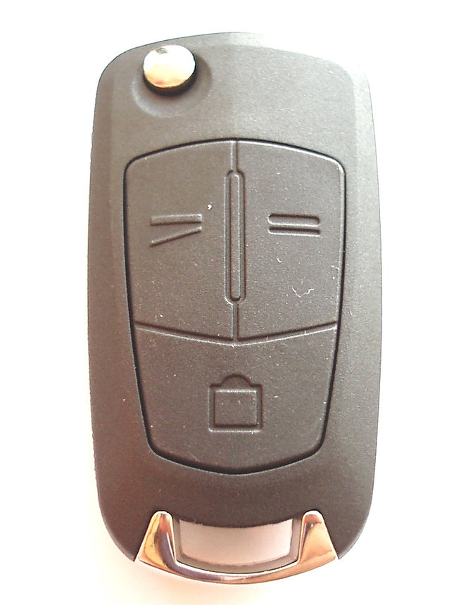RFC 3 button flip key case for Vauxhall Vectra C remote fob 2002 2003 2004 2005 HU100 blank blade