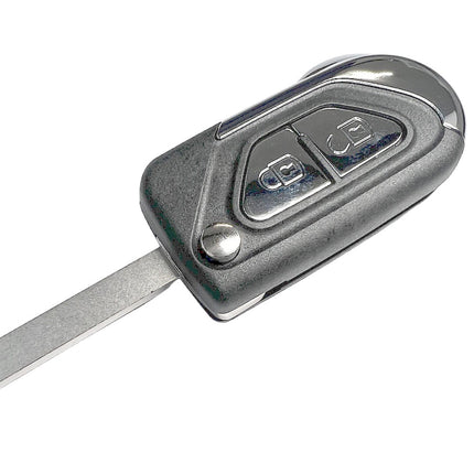 RFC 2 button flip key case for Citroen DS3 remote fob 2009 2010 2011 2012 2013 2014 2015 2016 2017
