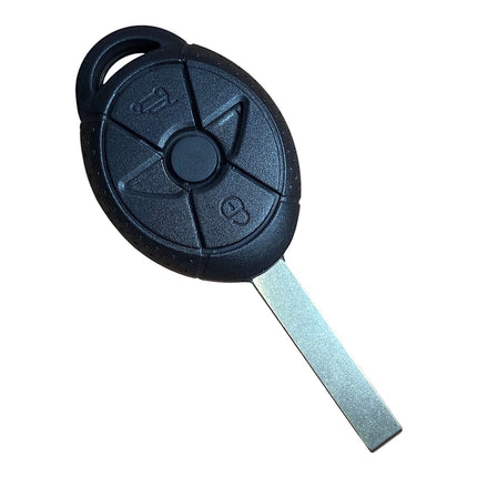 RFC 3 button key case for BMW MINI One Cooper S Cabriolet Convertible 2004 2005 2006 remote HU92 blade