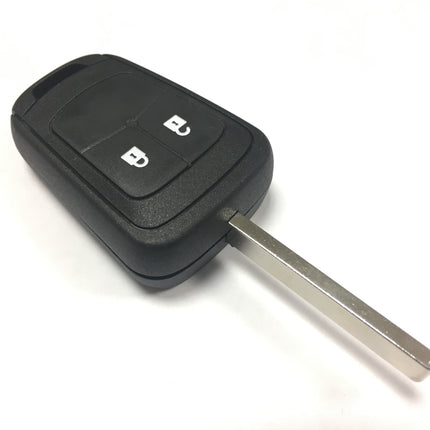RFC 2 button key case for Vauxhall Opel Adam remote fob 2013 2014 2015 2016 HU100 blank blade