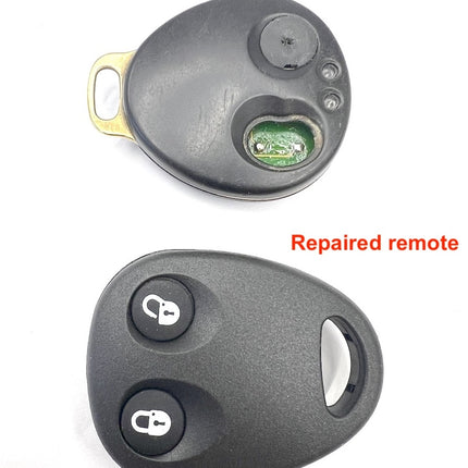 Repair service for Jaguar XJ X300 2 button remote key fob 1994 1995 1996 1997