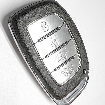 RFC 4 button case for Hyundai i40 2011 2012 2013 2014 2015 2016 2017 2018 2019 4 button keyless remote - battery attached to case version