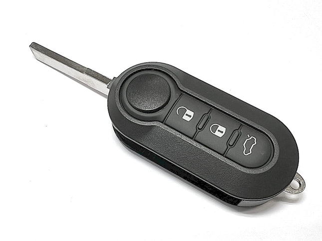 RFC 3 button flip key case for Fiat Punto Evo remote fob 2009 2010 2011 2012 2013 2014 2015 2016 SIP22 key blade