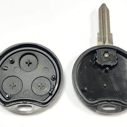 RFC 3 button key case for Smart Car City Coupe remote key fob 2000 2001 2002 2003 2004