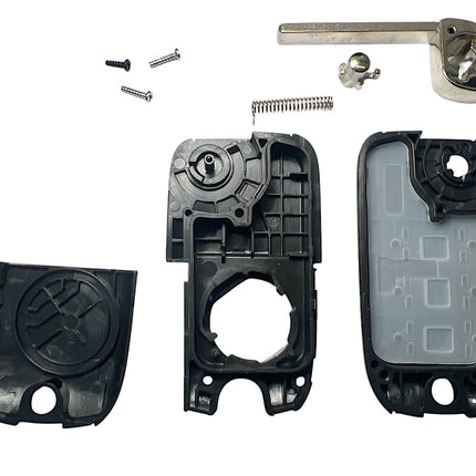RFC 3 button flip key case shell for MG 5 remote HU100 blade