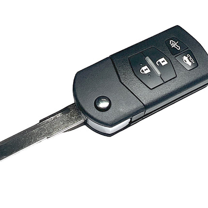 RFC 4 button flip key case for Mazda 6 remote fob MAZ24 blade 2009 2010