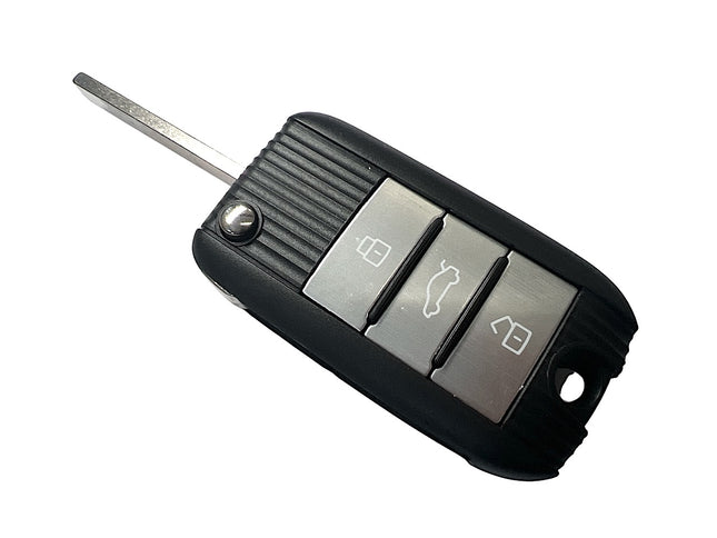 RFC 3 button flip key case shell for MG 5 remote HU100 blade